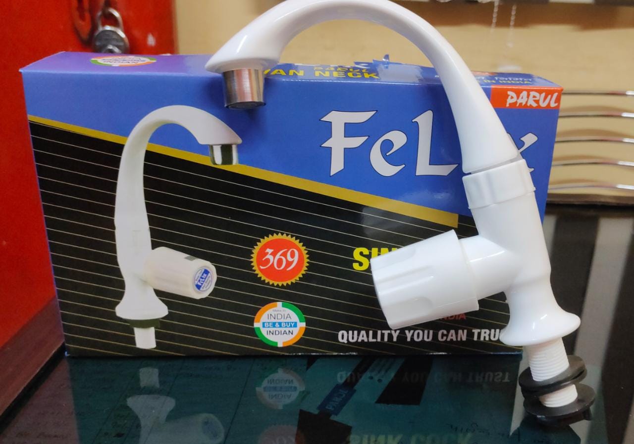 Felix Parul Swan Neck Tap – Premium Plastic Kitchen Faucet - Image 3